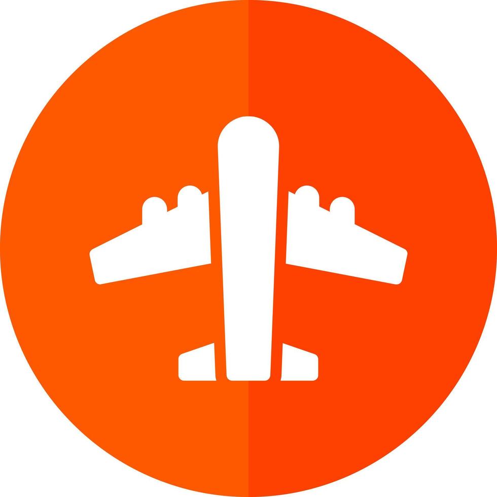 diseño de icono de vector de avión