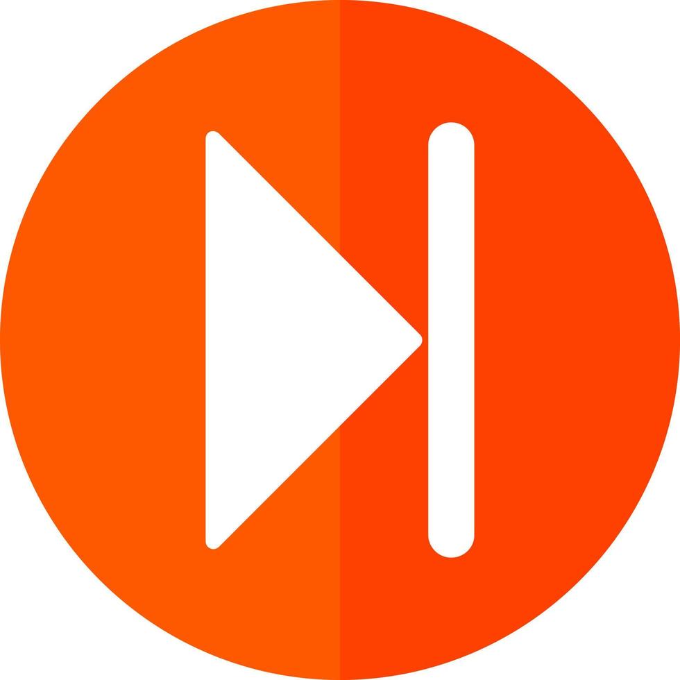 Skip Vector Icon Design