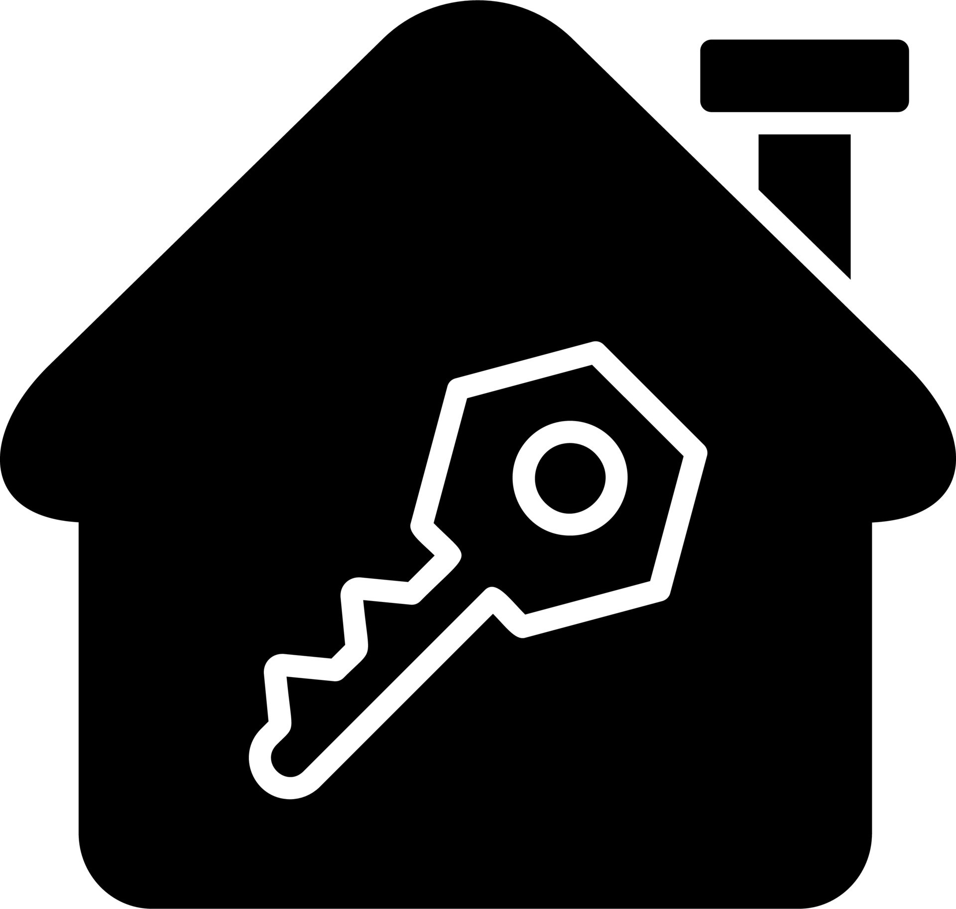 House Key Vector Icon 21015039 Vector Art at Vecteezy