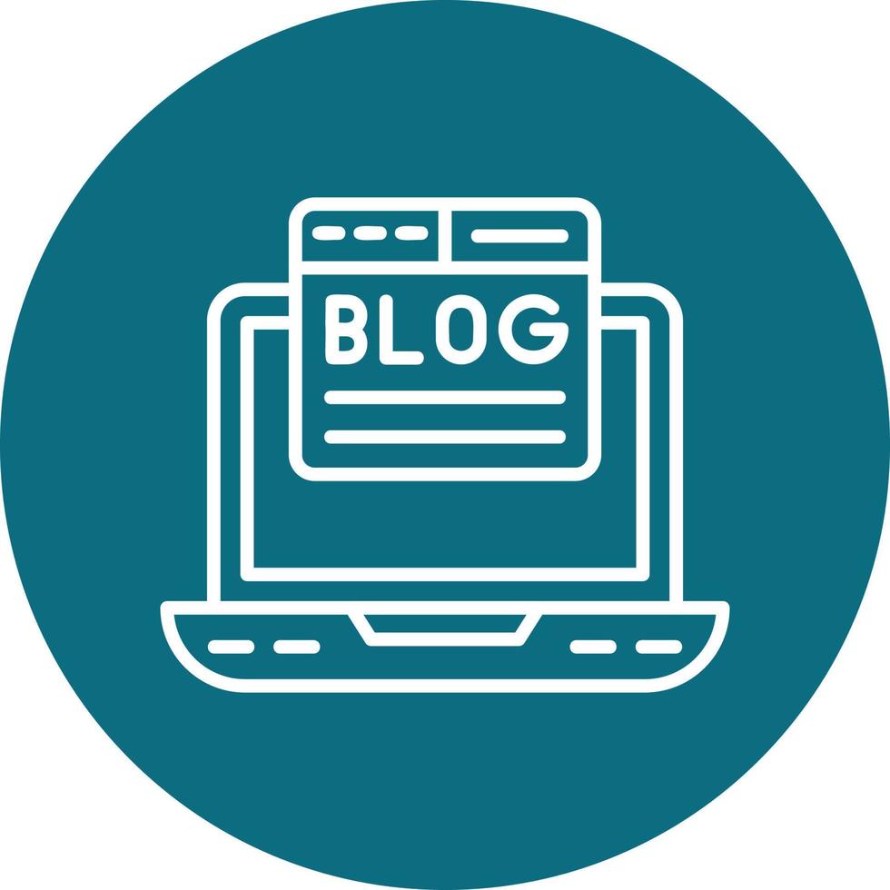 icono de vector de blogs 21015085 Vector en Vecteezy
