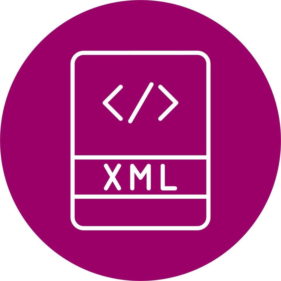 Xml File Vector Icon
