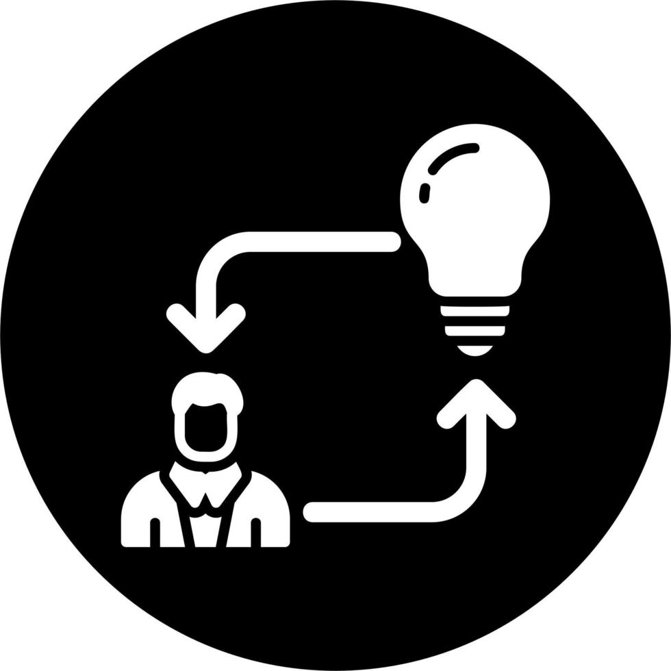 icono de vector de idea