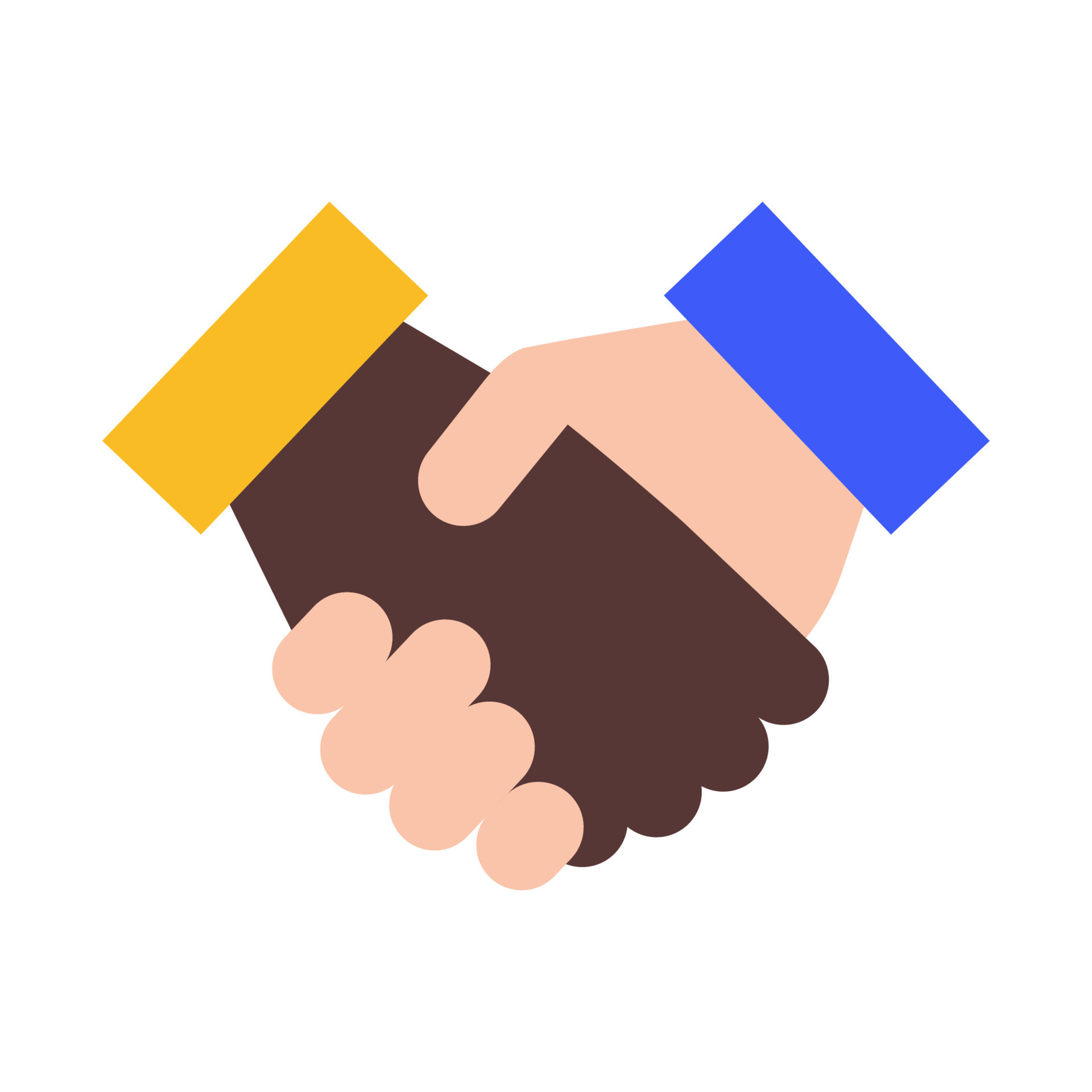 Handshake Icon. Shaking hands is a symbol of greeting and business