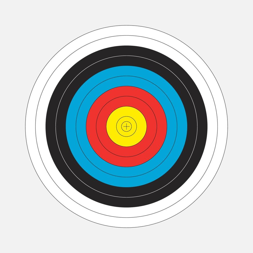 Bullseye target vector illustration design