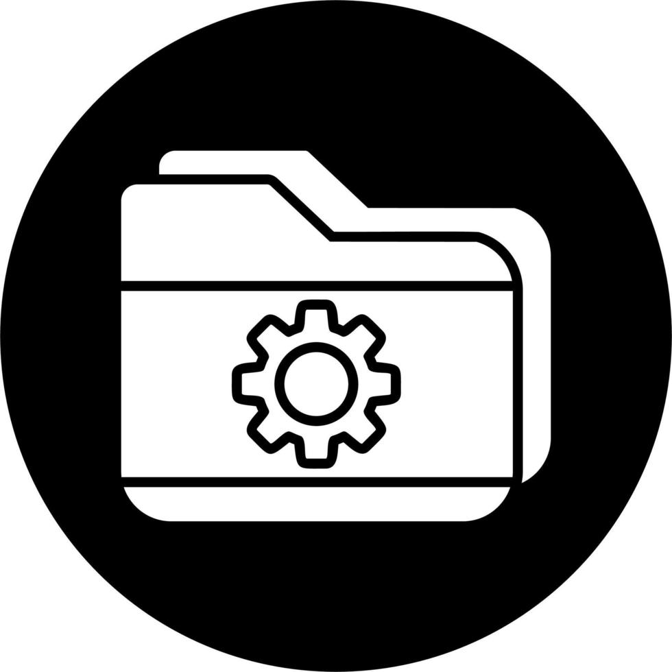 Folder Management Vector Icon