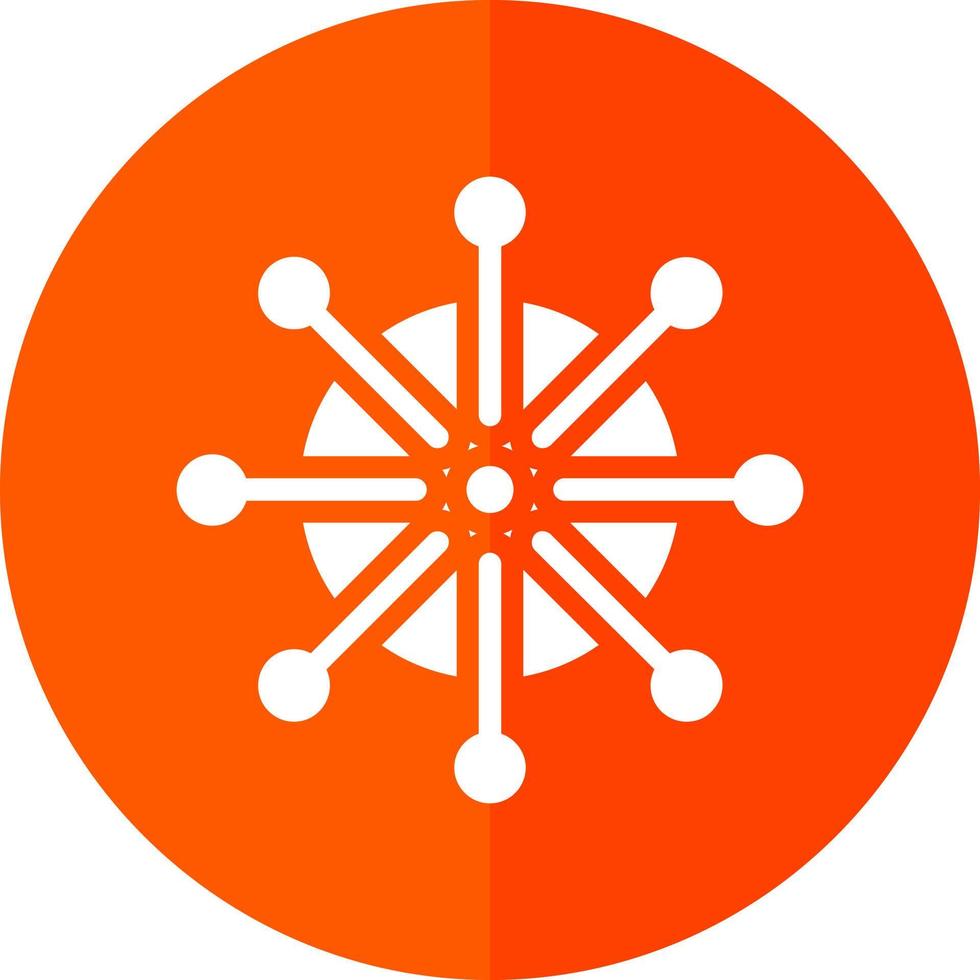 Dharmachakra Vector Icon Design