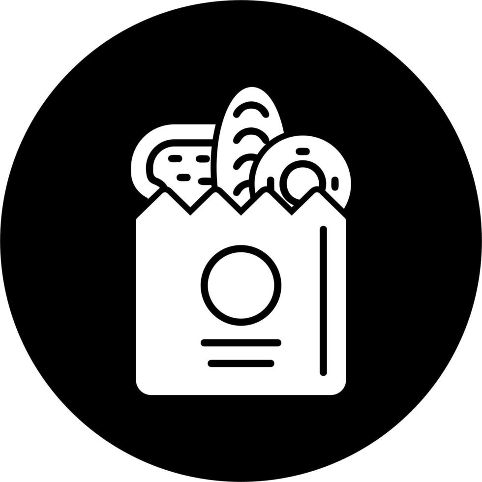 Grocery Bag Vector Icon