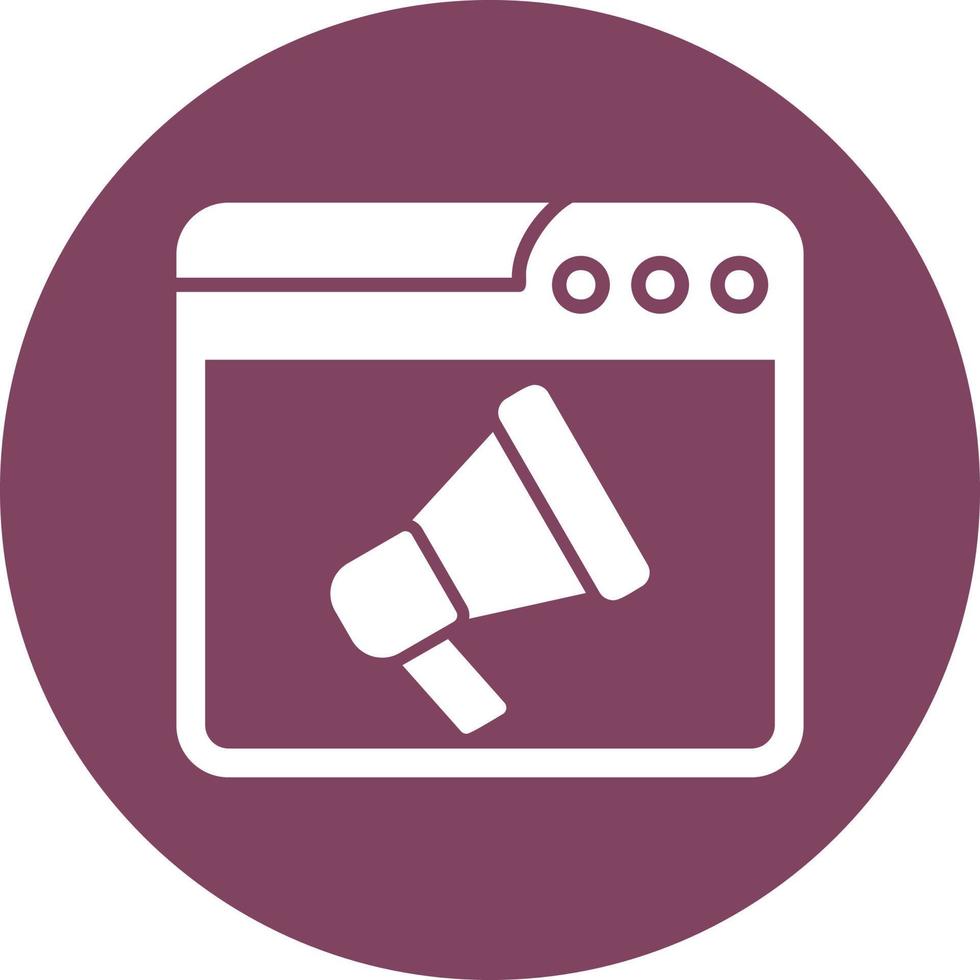 Web Announcer Vector Icon
