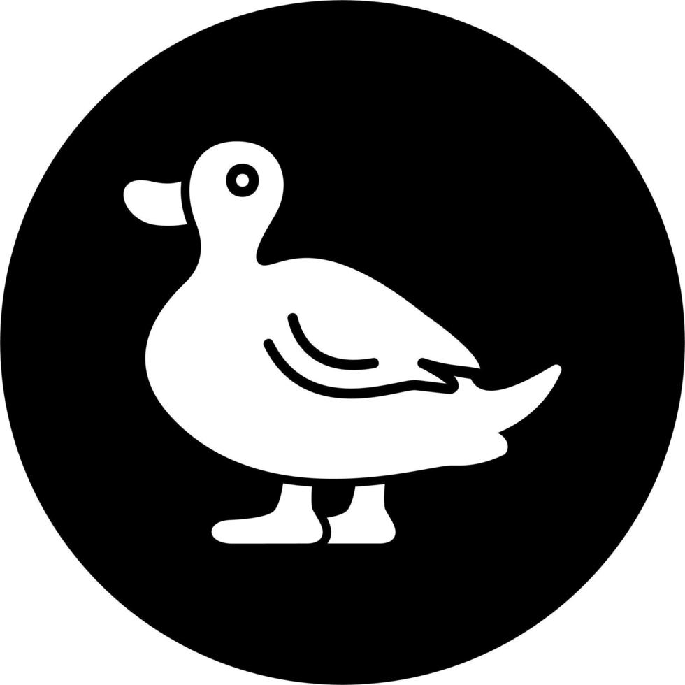 Pato vector icono