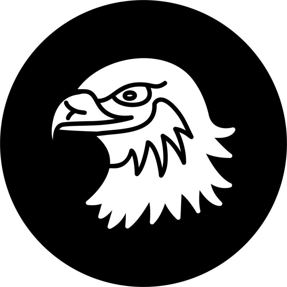 icono de vector de águila