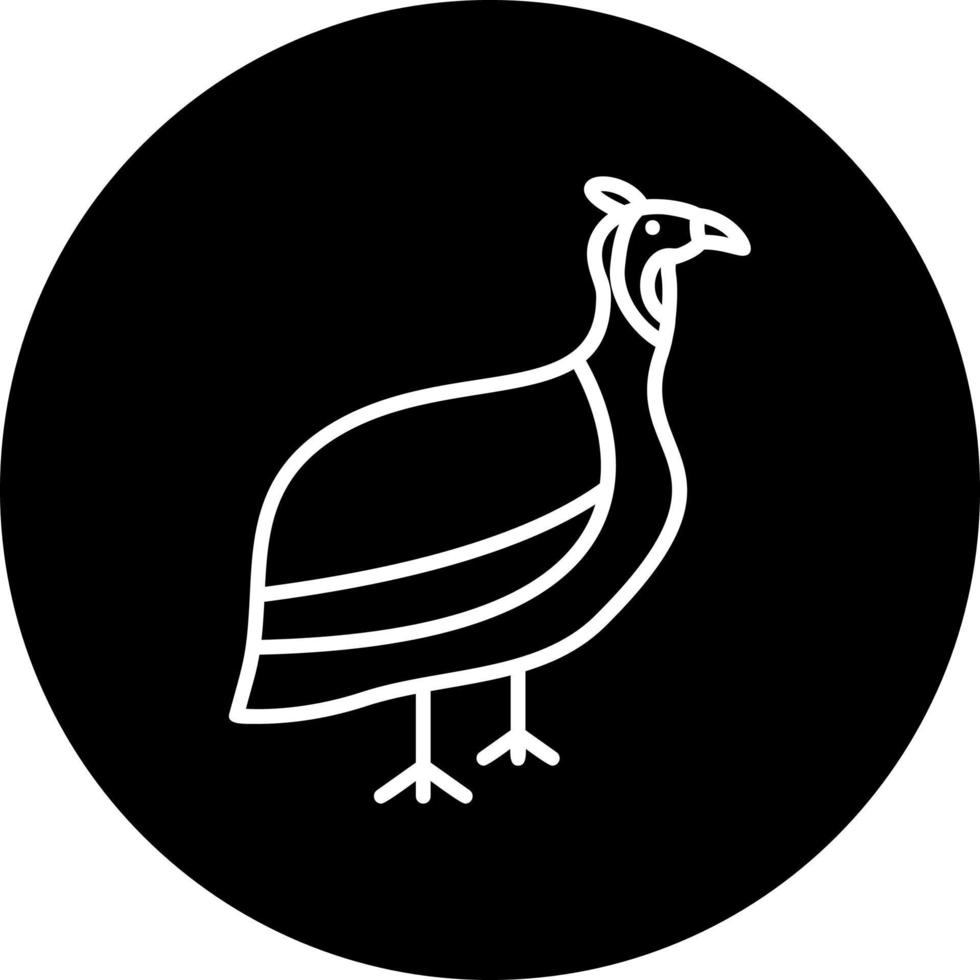 Guineafowl Vector Icon
