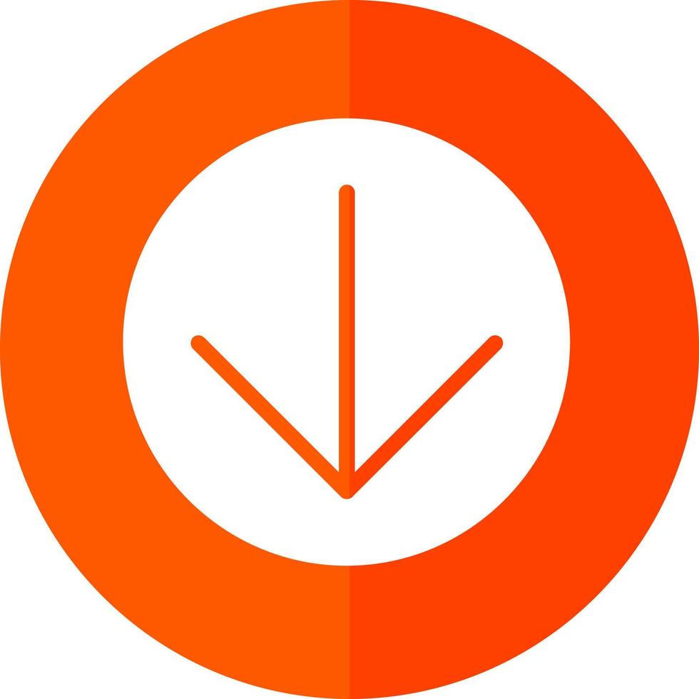 Arrow Circle Down Vector Icon Design