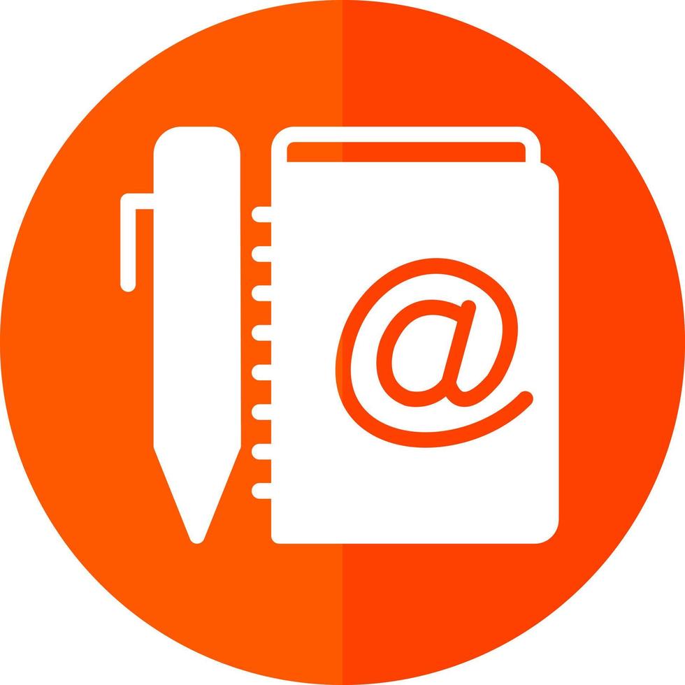 Address Book Vector Icon Design 21016238 Vector Art at Vecteezy