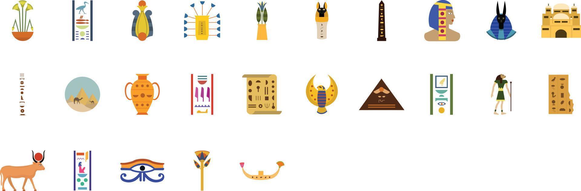 Egypt Icon Pack vector