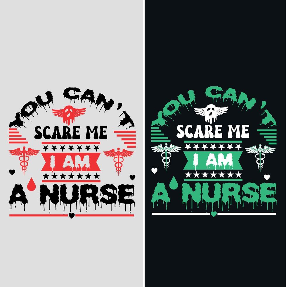 Nurse custom trendy typography t shirt design vector