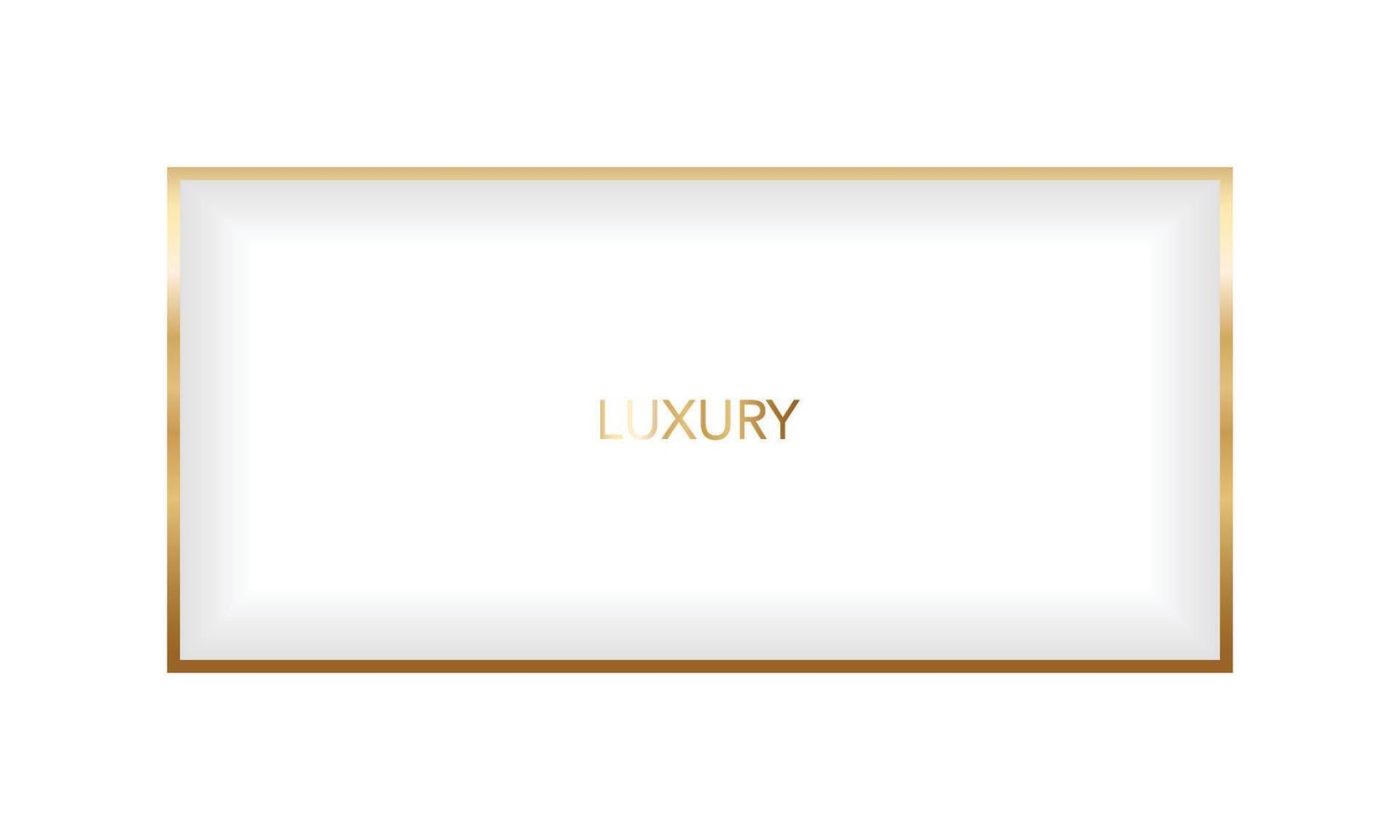 White luxury abstract background with golden lines and shadows. Premium vector illustration