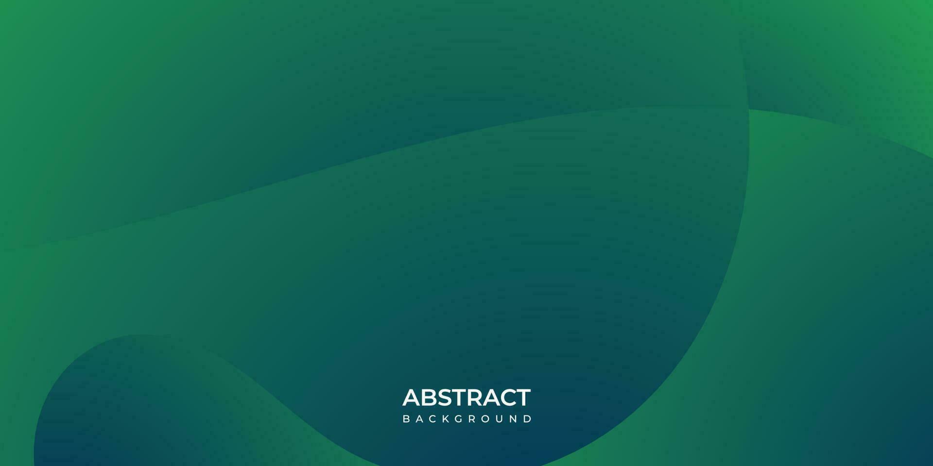 abstract green background with waves vector