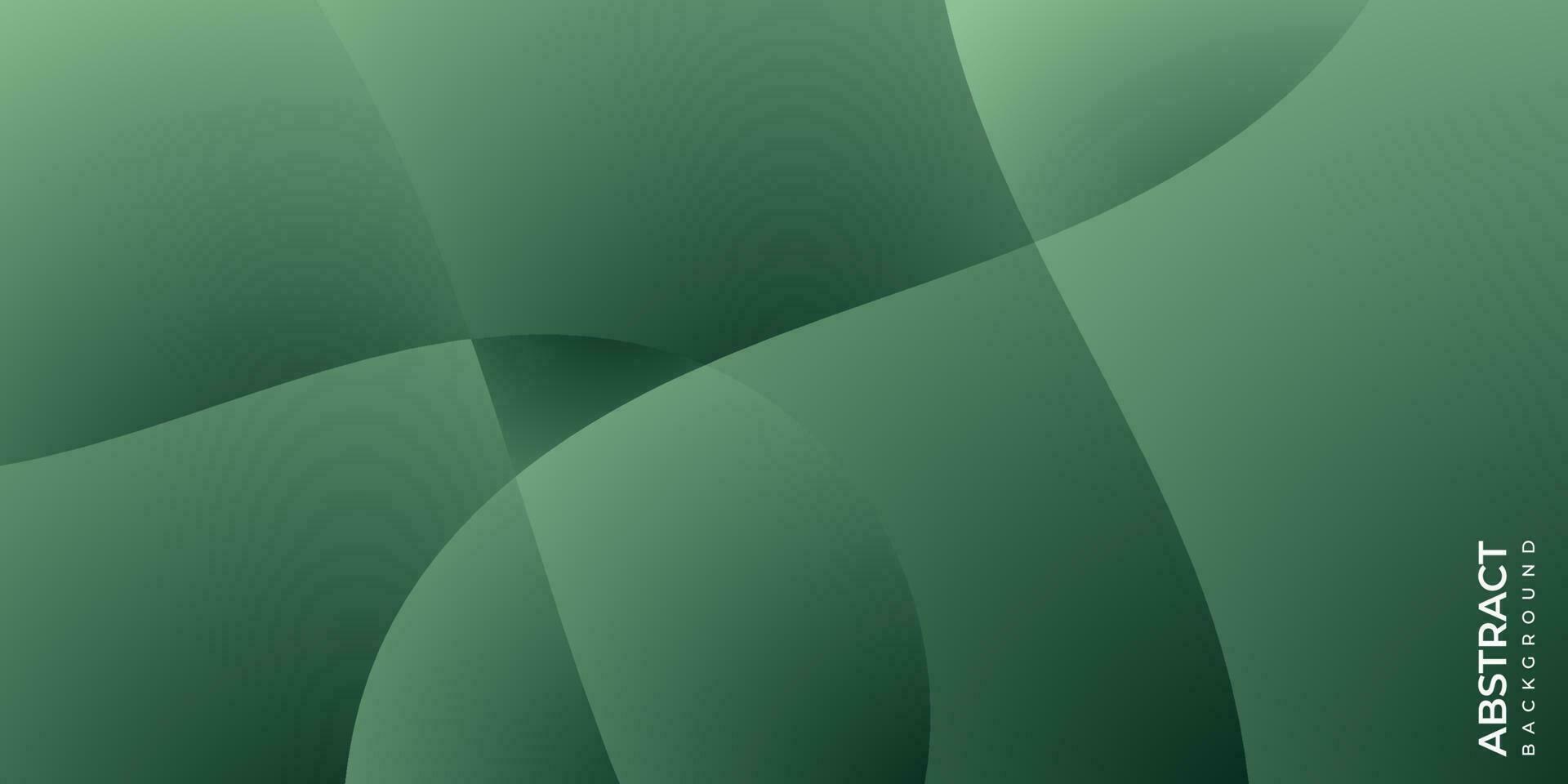 abstract green background with waves vector