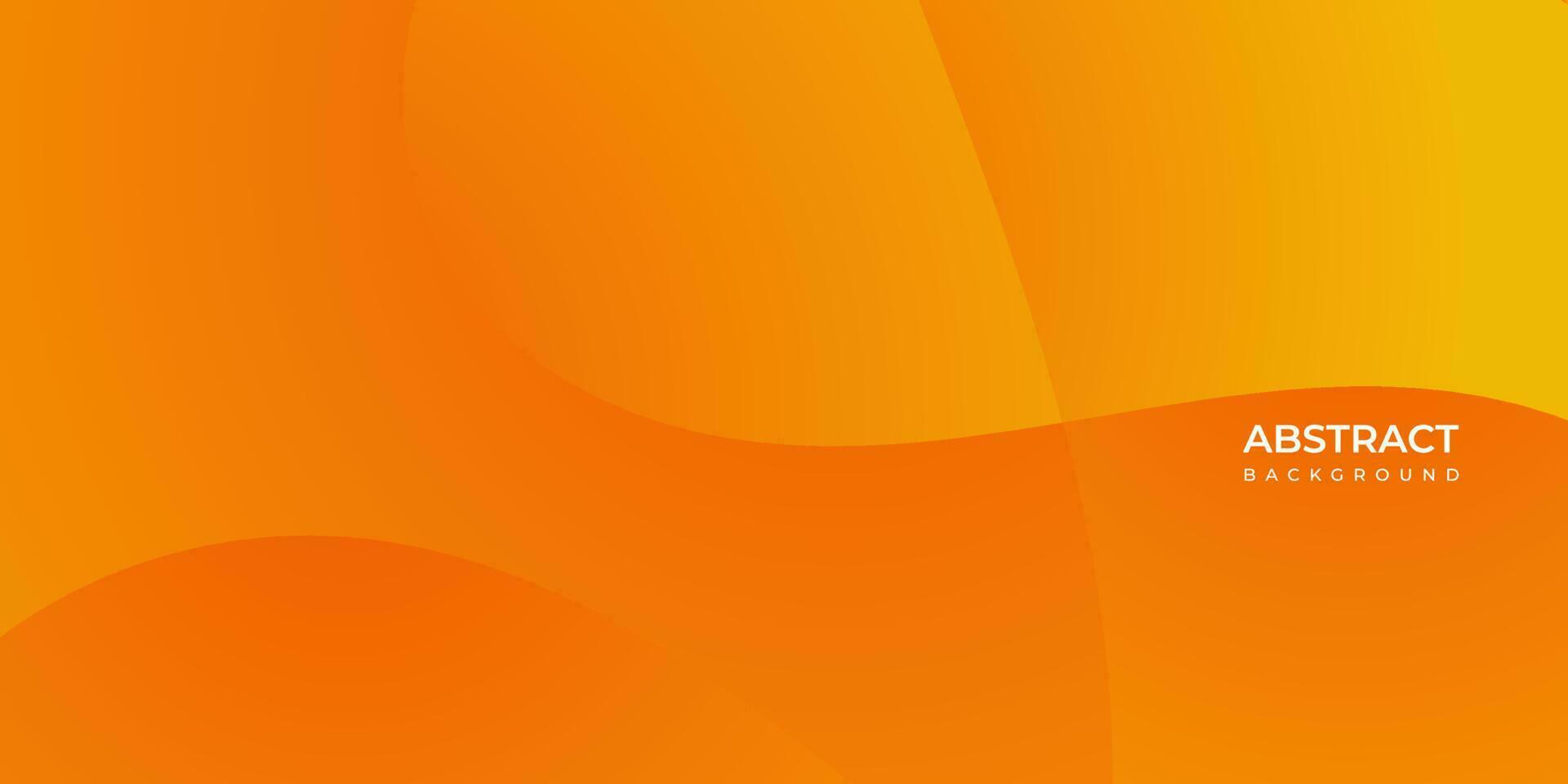 abstract orange background with waves vector