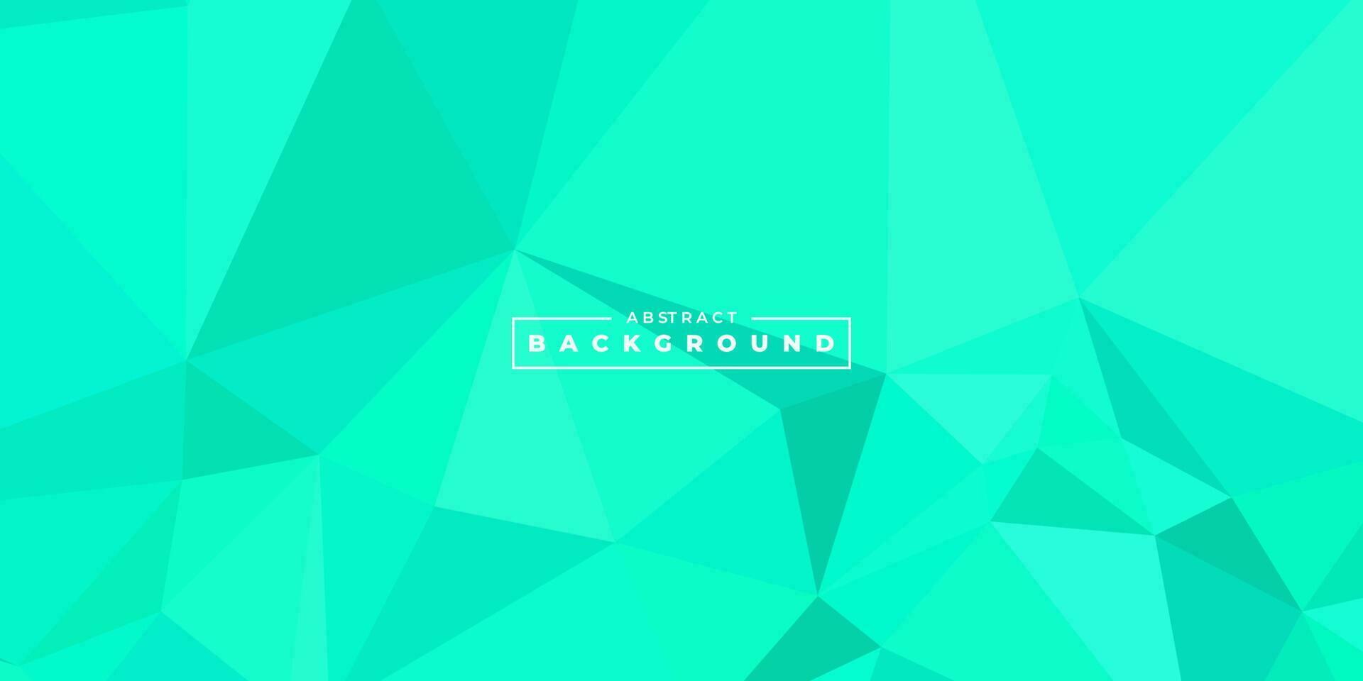 abstract green background with triangle vector