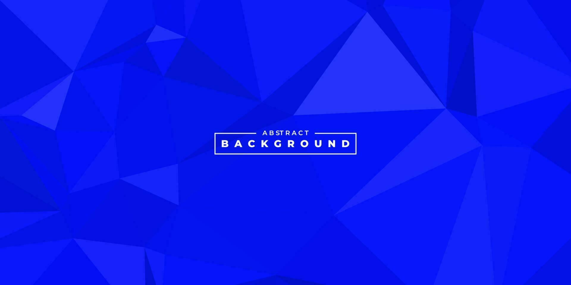 abstract blue background with triangle vector