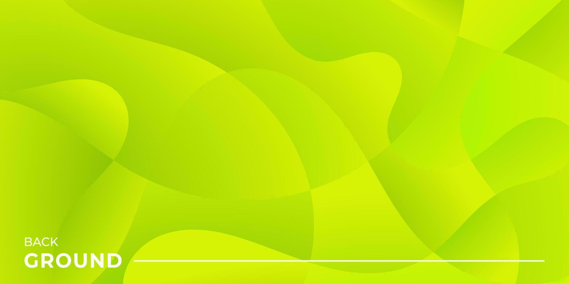 abstract fluid green colorful background vector