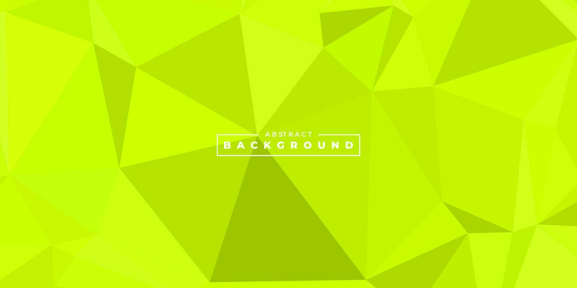 abstract green background with triangle vector