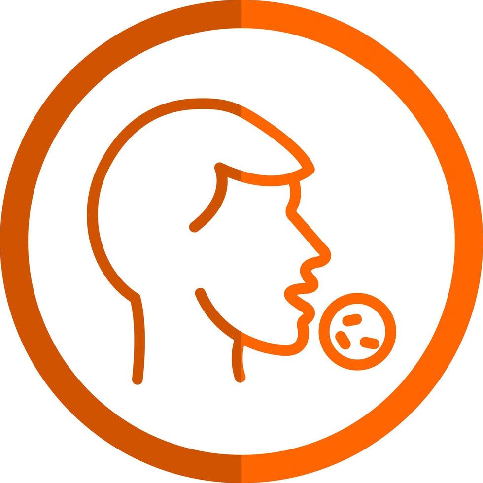 Head Side Virus Vector Icon Design