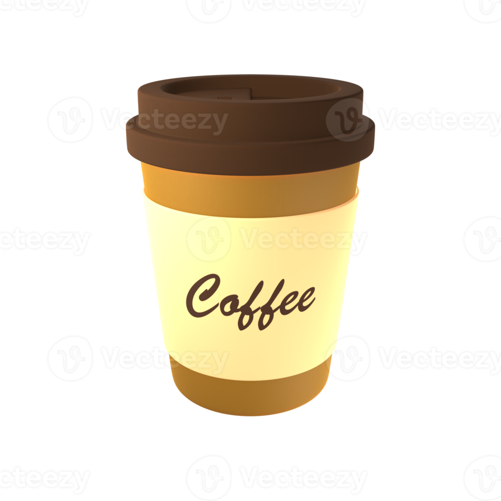 3D CUP ILLUSTRATION png