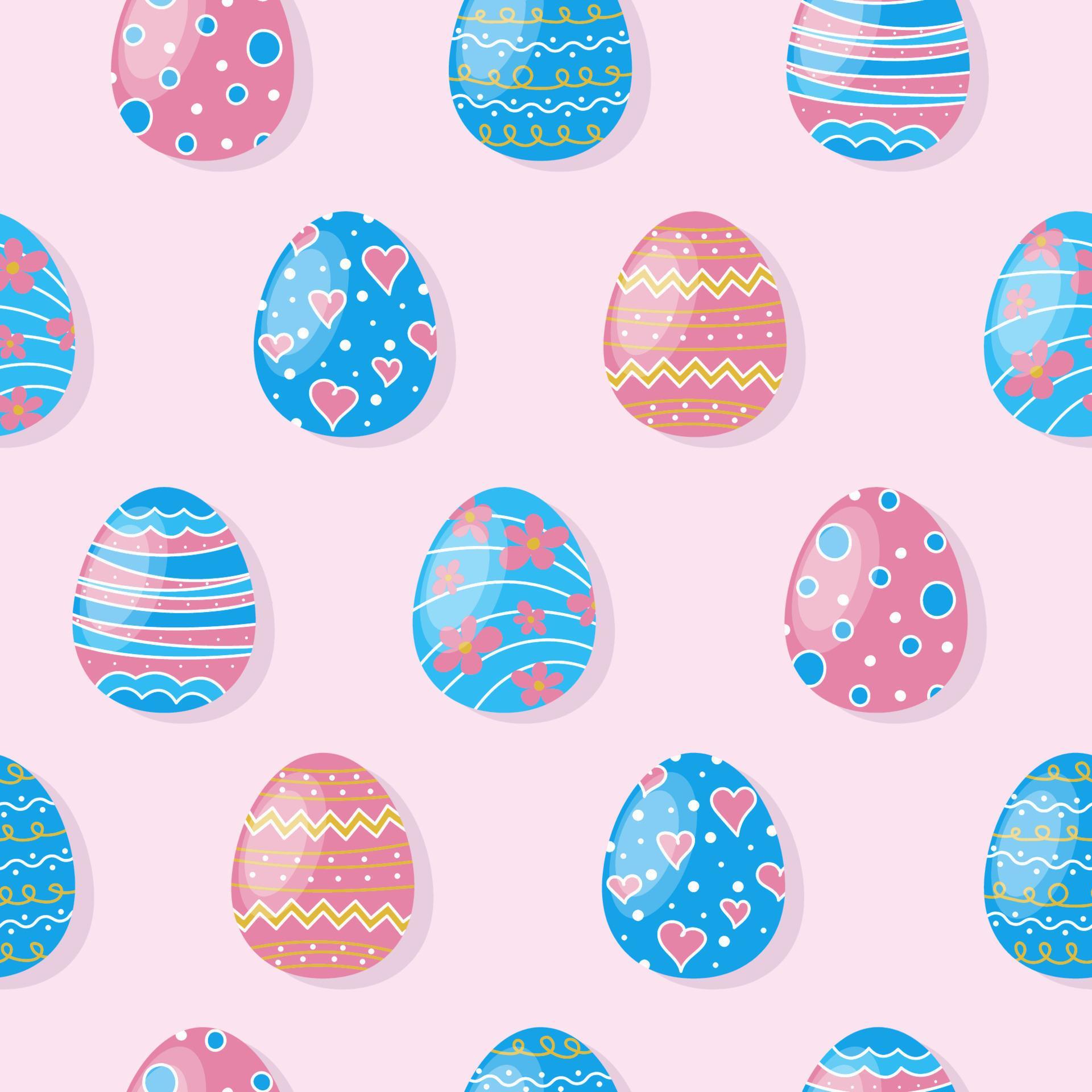 seamless pattern with easter eggs 21017275 Vector Art at Vecteezy