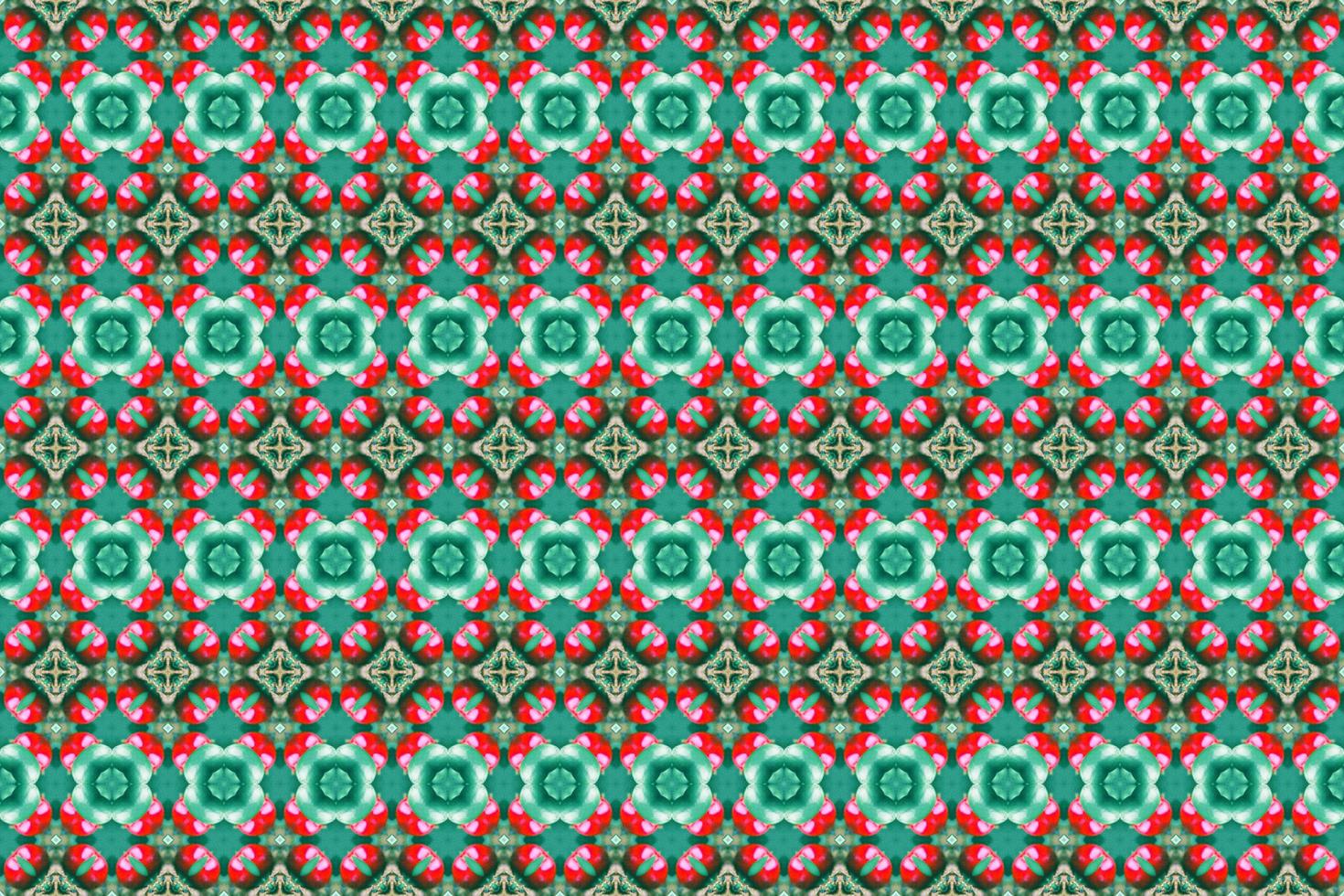 Vintage flowers pattern background photo