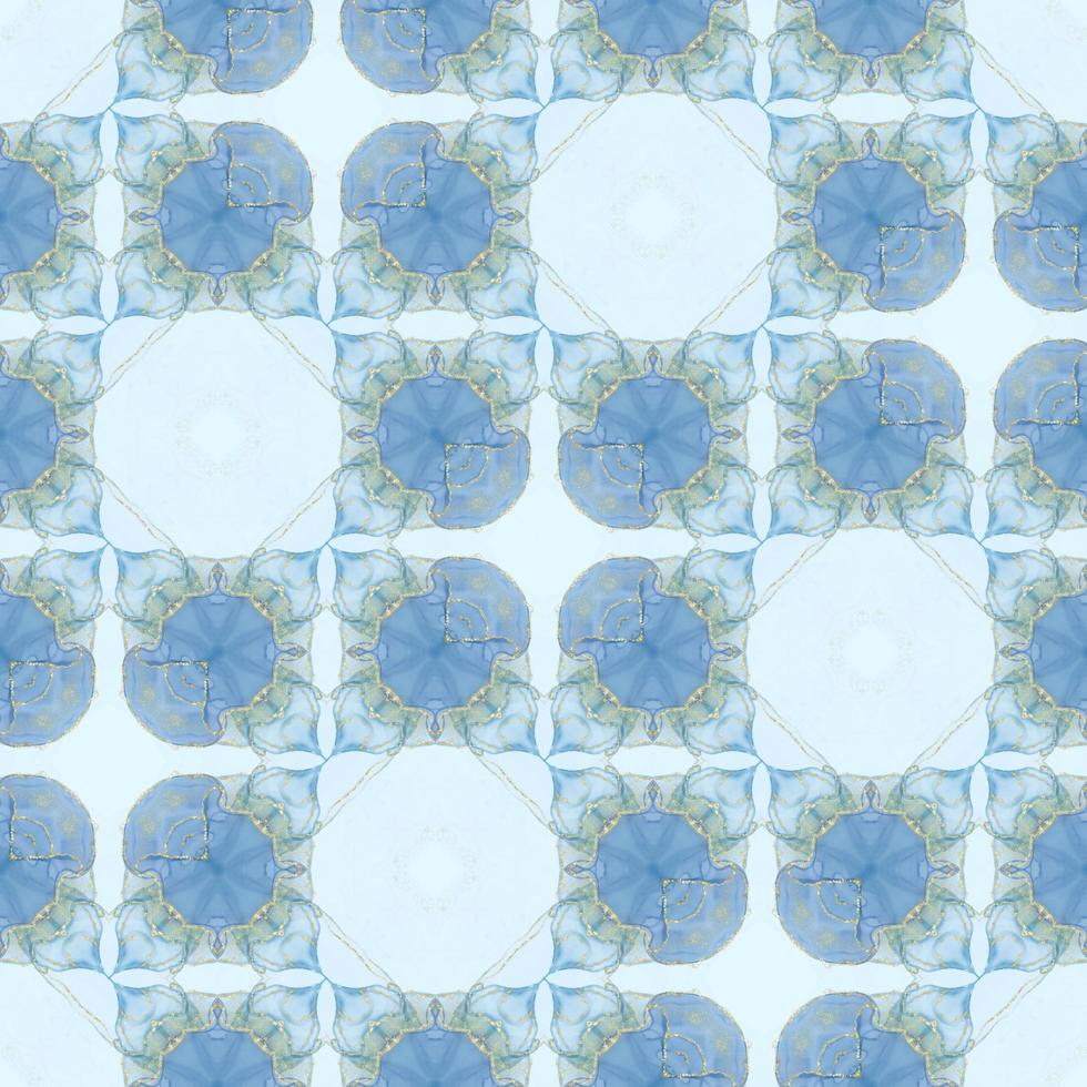 Seamless pattern background with multi color wavy lines. Abstract and geometric seamless pattern photo