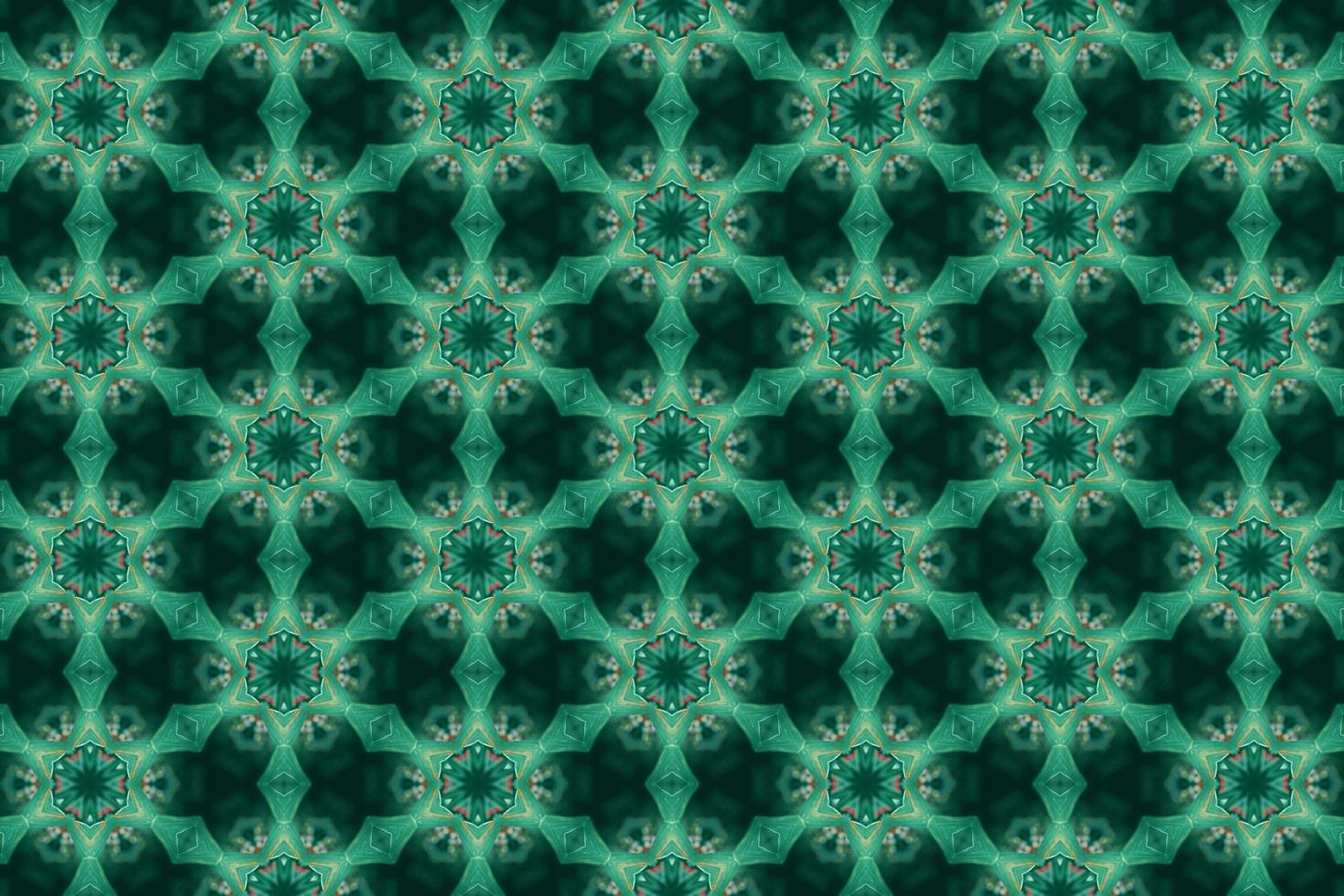 Geometric style background with leaf and flower shape. photo