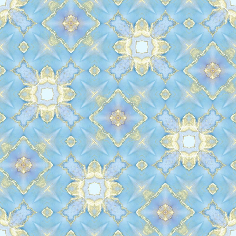 Seamless pattern background with multi color wavy lines. Abstract and geometric seamless pattern photo