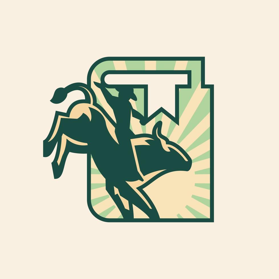 Book Rodeo Logo vector