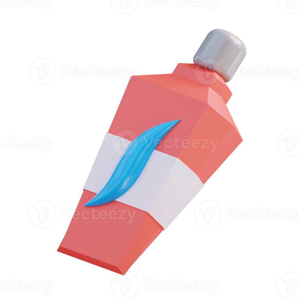 3d illustration of toothpaste png