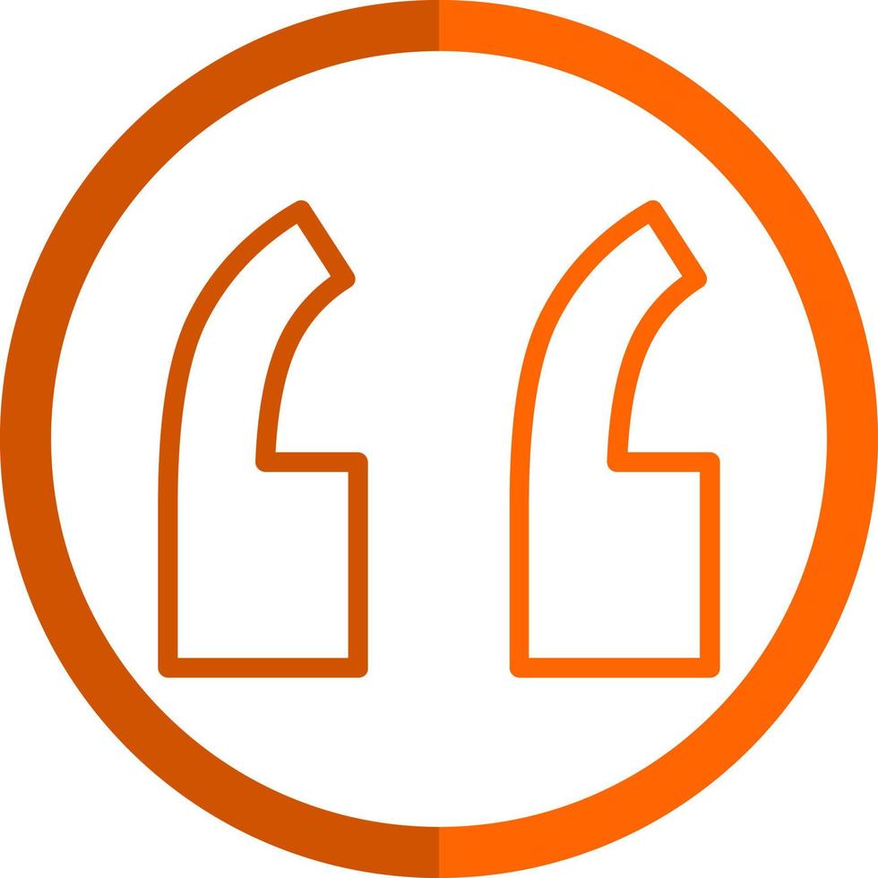 Quote Left Vector Icon Design