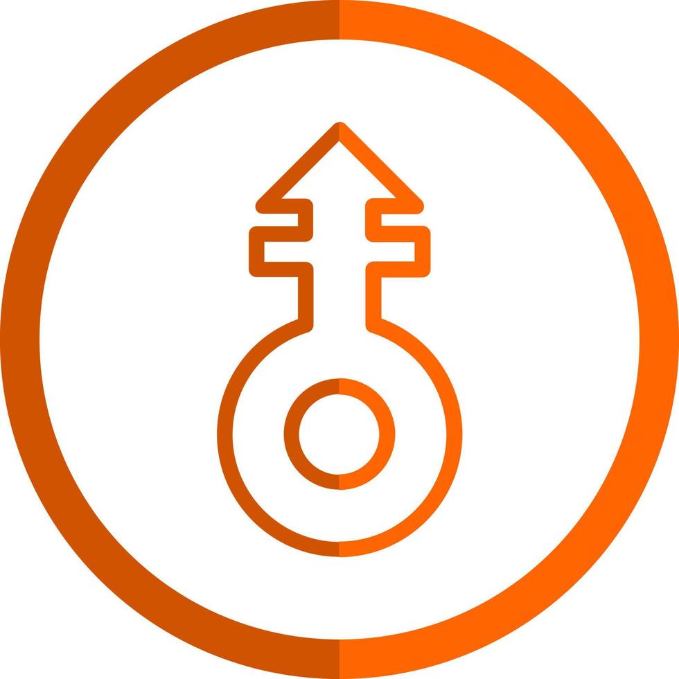 Mars Stroke V Vector Icon Design