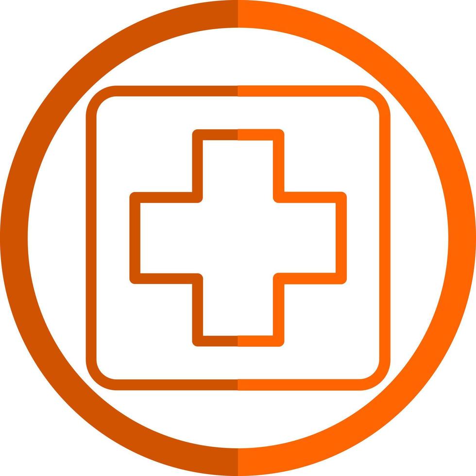 diseño de icono de vector de símbolo de hospital