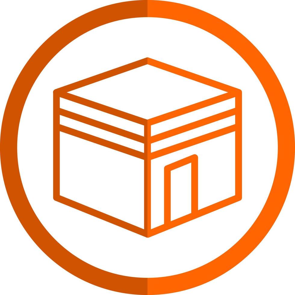 Kaaba Vector Icon Design