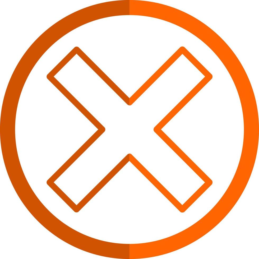Cross Vector Icon Design
