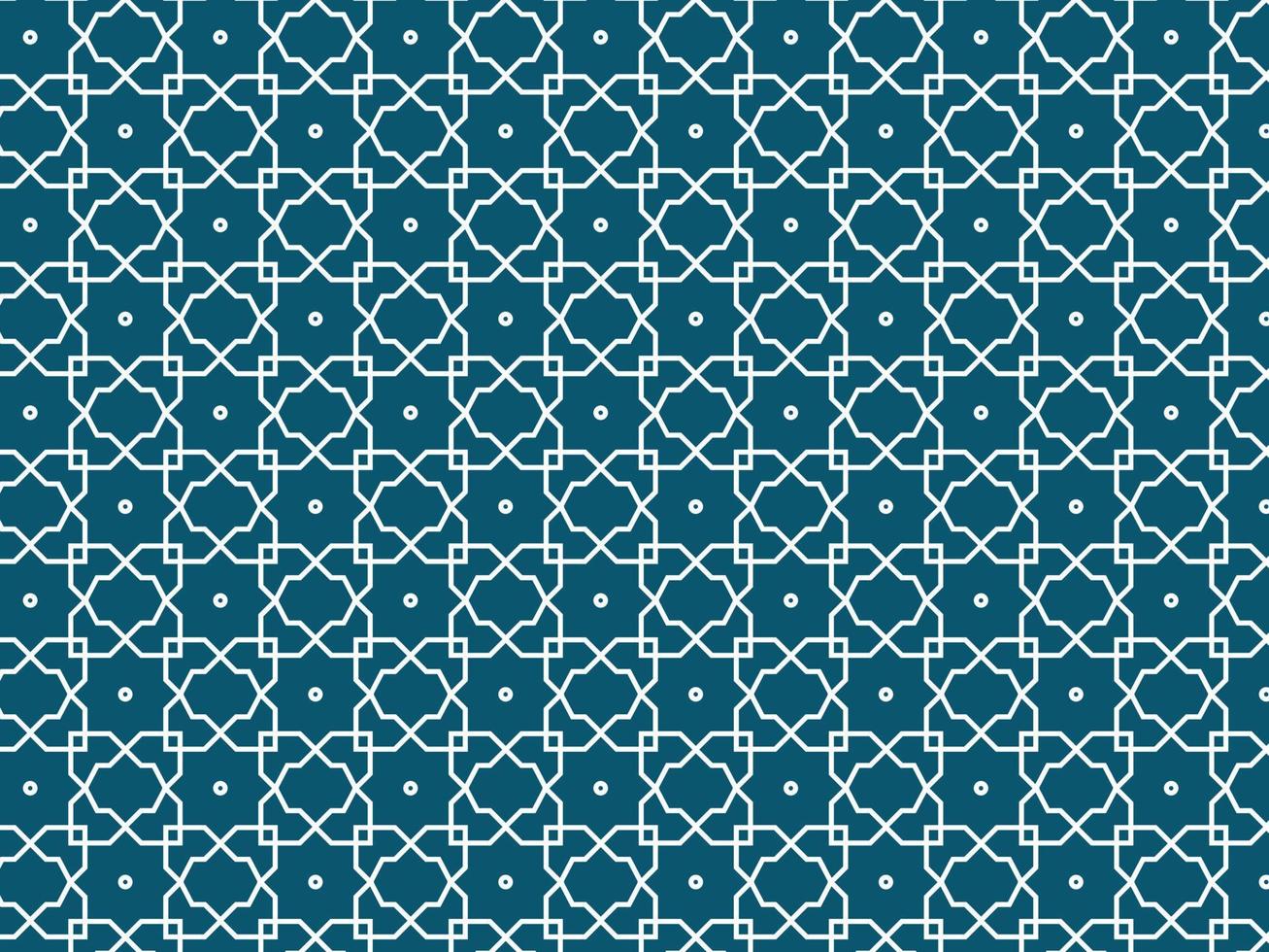 Vector illustration of flat ornamental arabic pattern. Suitable for wrapping, background. fabric, banner, etc