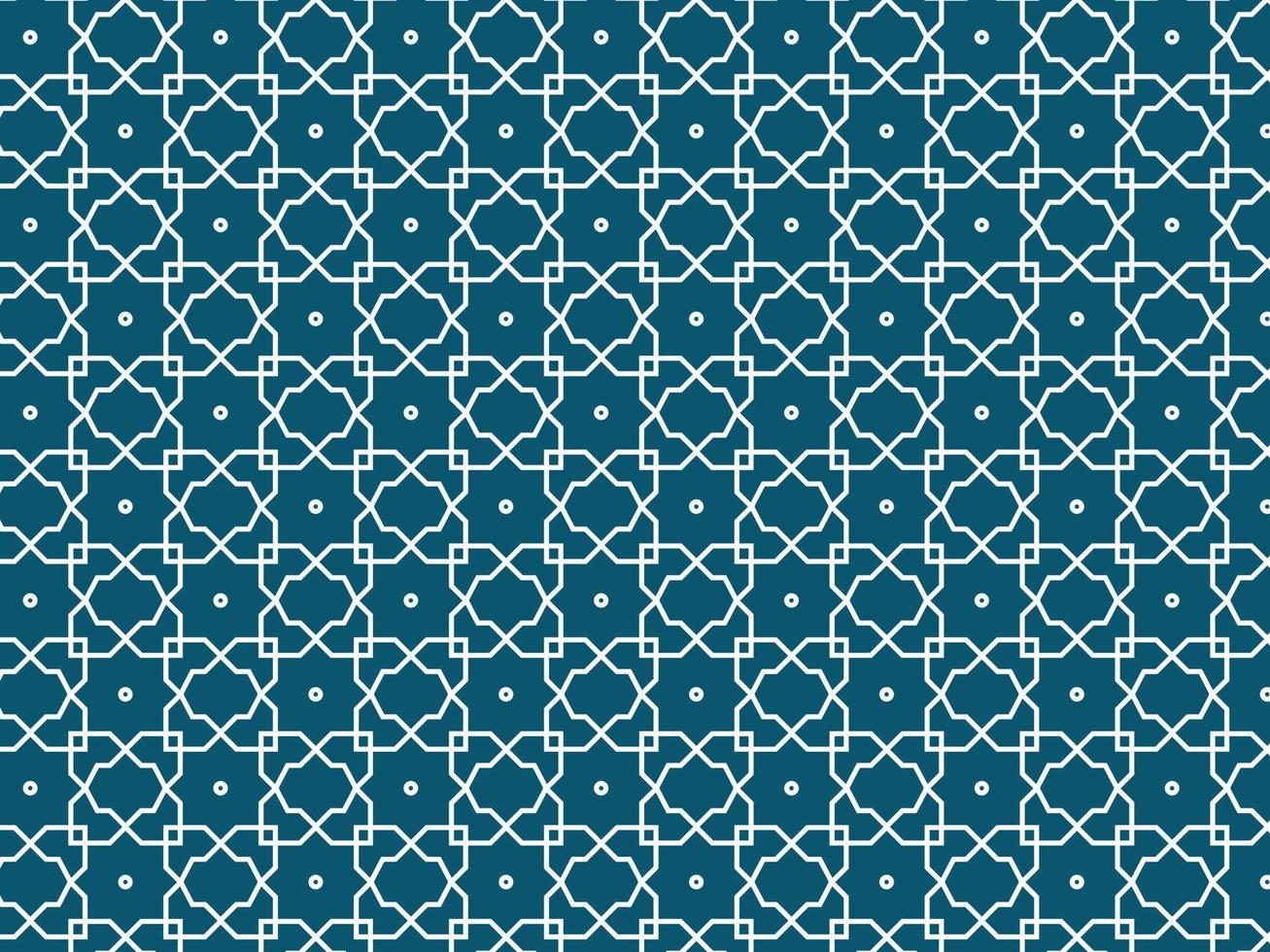 Vector illustration of flat ornamental arabic pattern. Suitable for wrapping, background. fabric, banner, etc