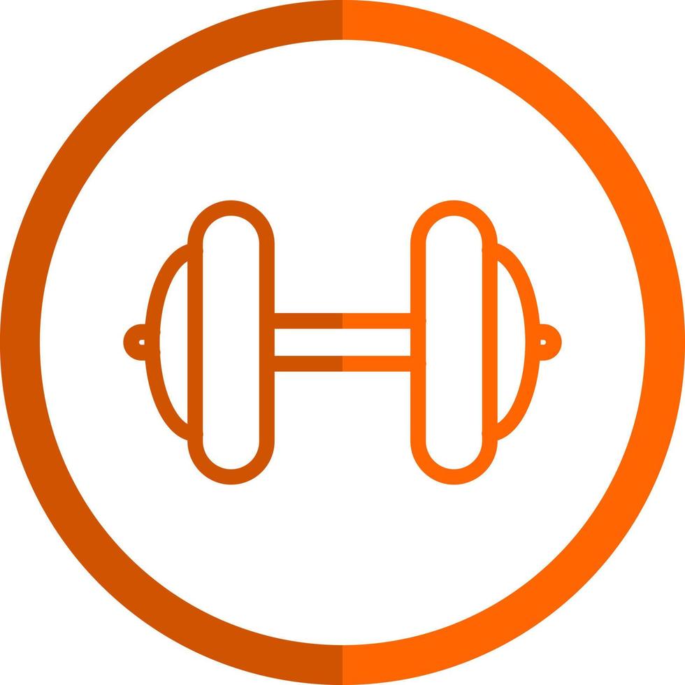 Dumbbell Vector Icon Design