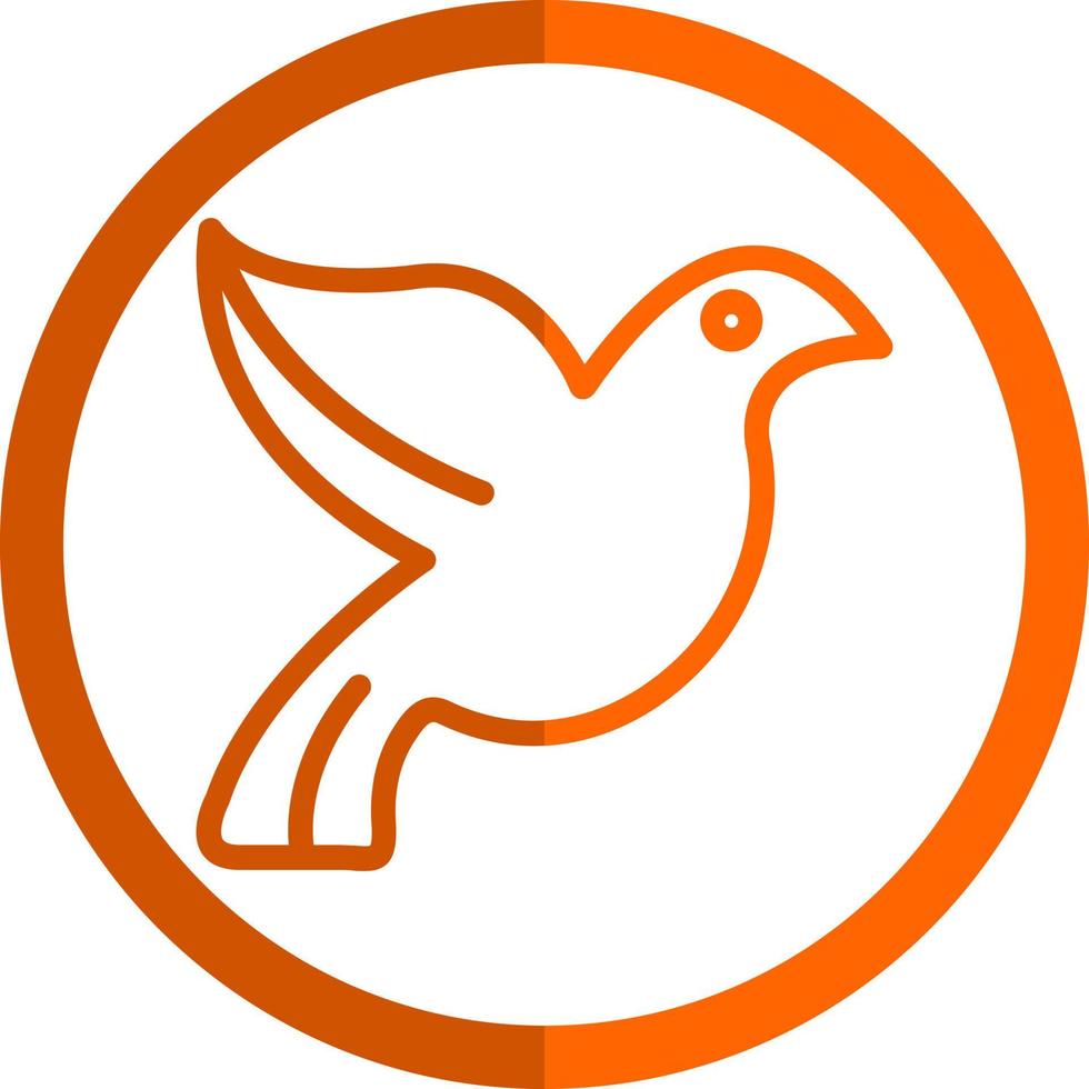 Dove Vector Icon Design