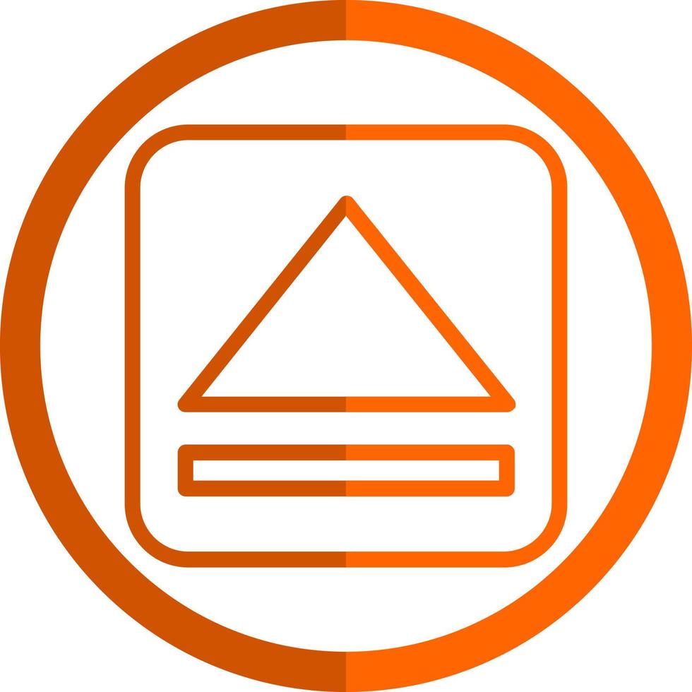 Eject Vector Icon Design