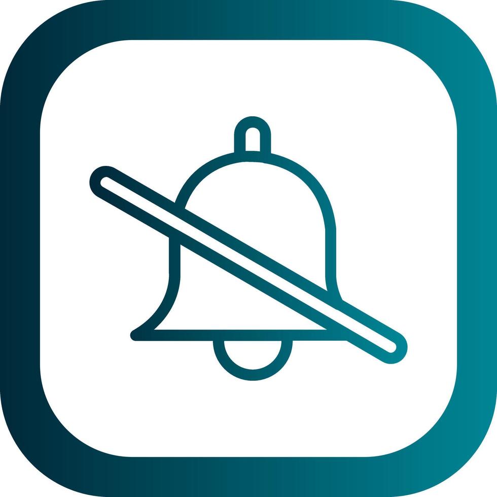 Bell Off Vector Icon Design