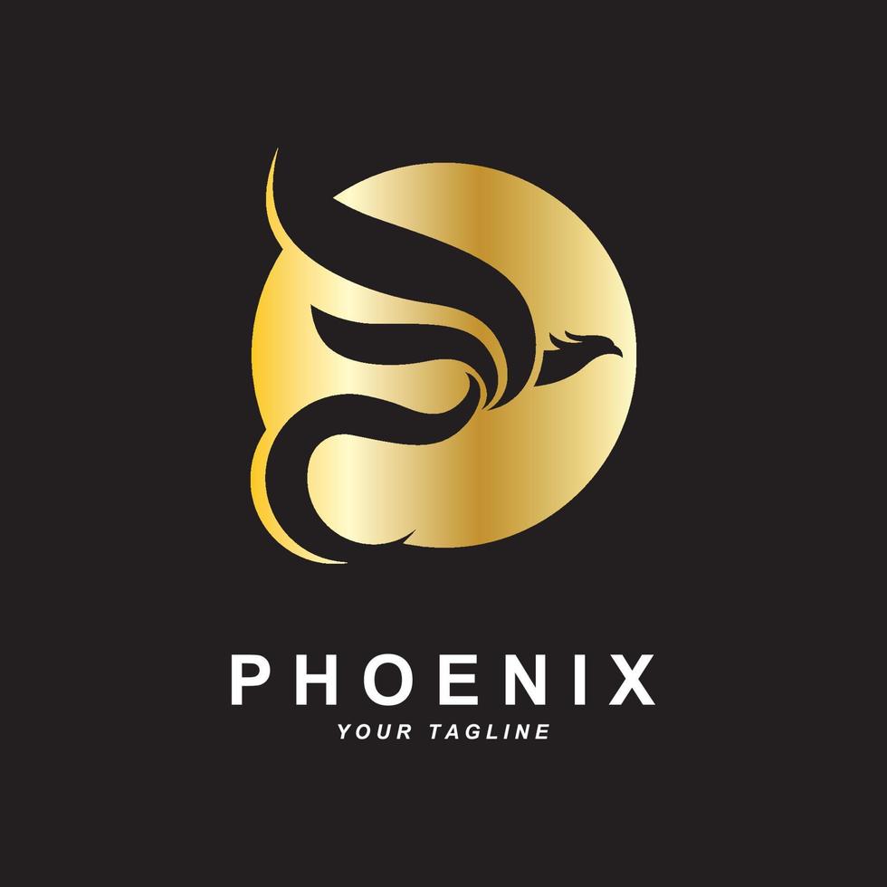 fénix logo icono, vector ilustración, modelo diseño, marca empresa