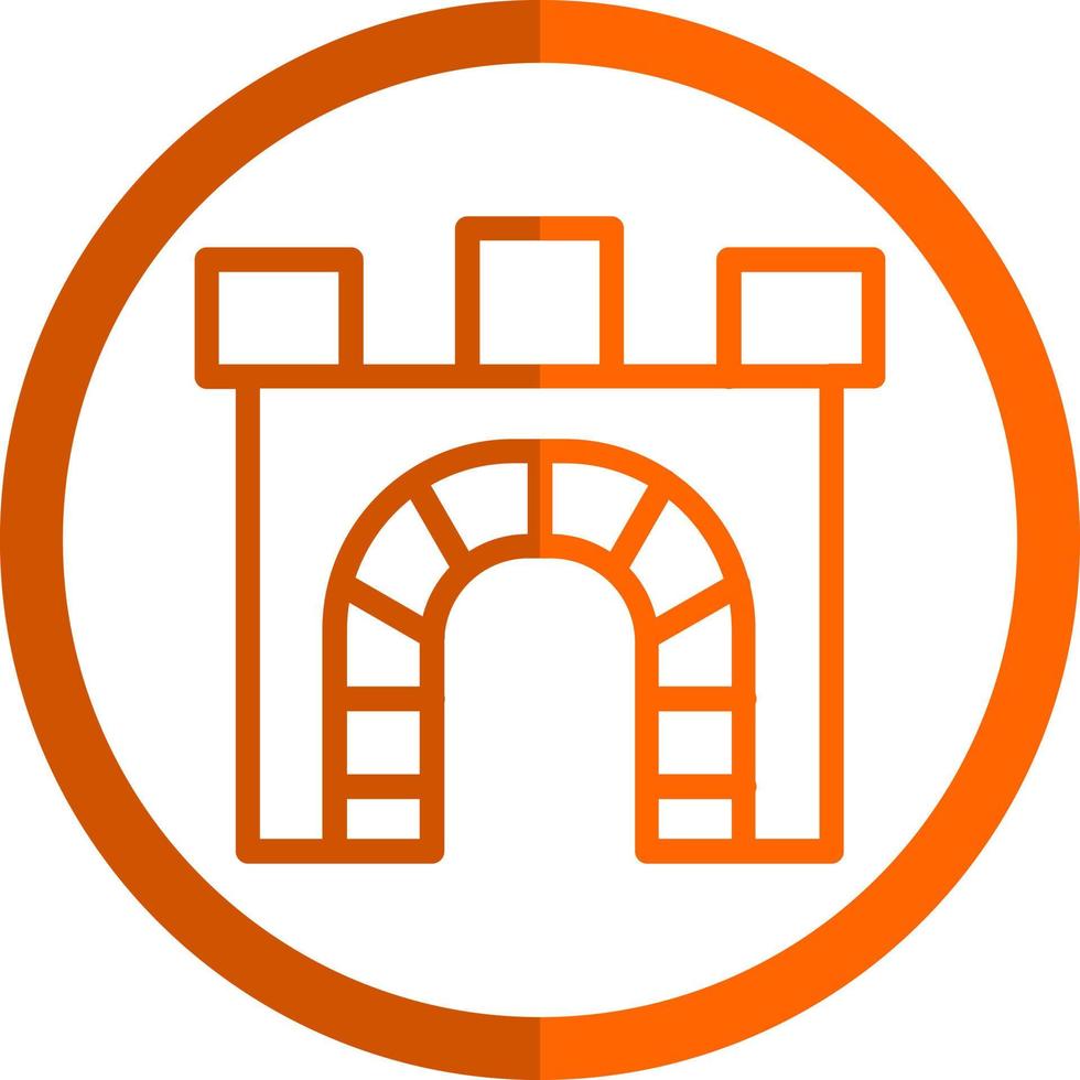 Archway Vector Icon Design