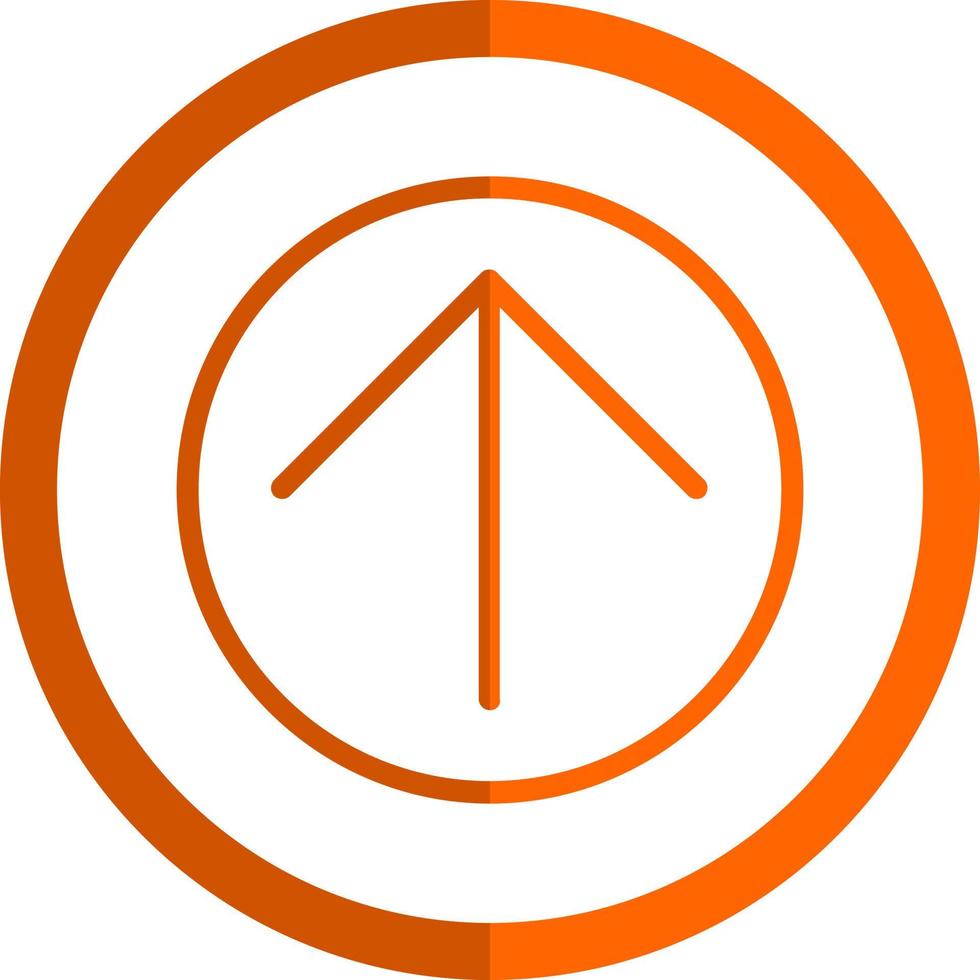 Arrow Circle Up Vector Icon Design